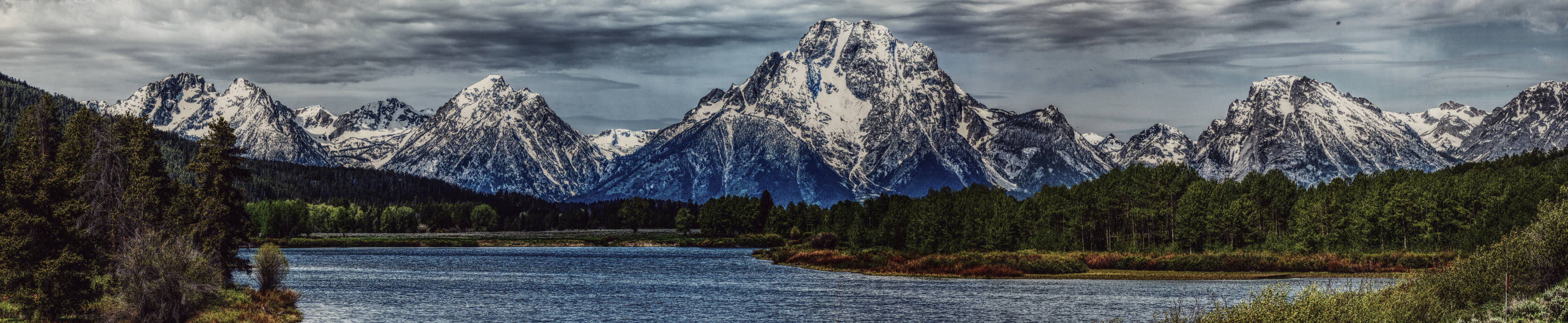 Grand Tetons from Oxbow Bend